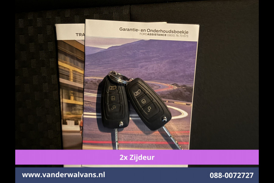 Ford Transit Custom 2.0 TDCI 130pk L2H1 Euro6 Airco | 2x zijdeur | Camera | Navigatie | LED | Cruisecontrol | 2800kg Trekhaak Android Auto, Parkeersensoren, Verwarmde voorruit, Bijrijdersbank, Achterklep