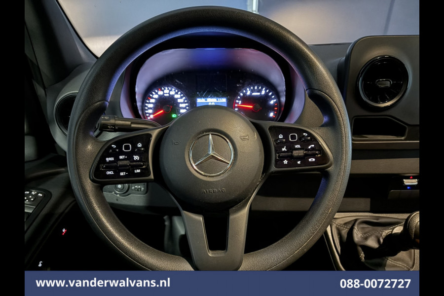 Mercedes-Benz Sprinter 317 CDI 170pk L3H2 Euro6 Airco | 360 graden Camera | Navigatie | Apple Carplay | Cruisecontrol Android Auto, Stoelverwarming, Chauffeursstoel, Parkeersensoren, Bijrijdersbank