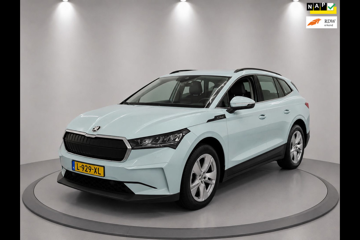 Škoda ENYAQ iV 60|LEDER|NAVI|AIRCO|NL-AUTO|NAP|ELECTRIC|