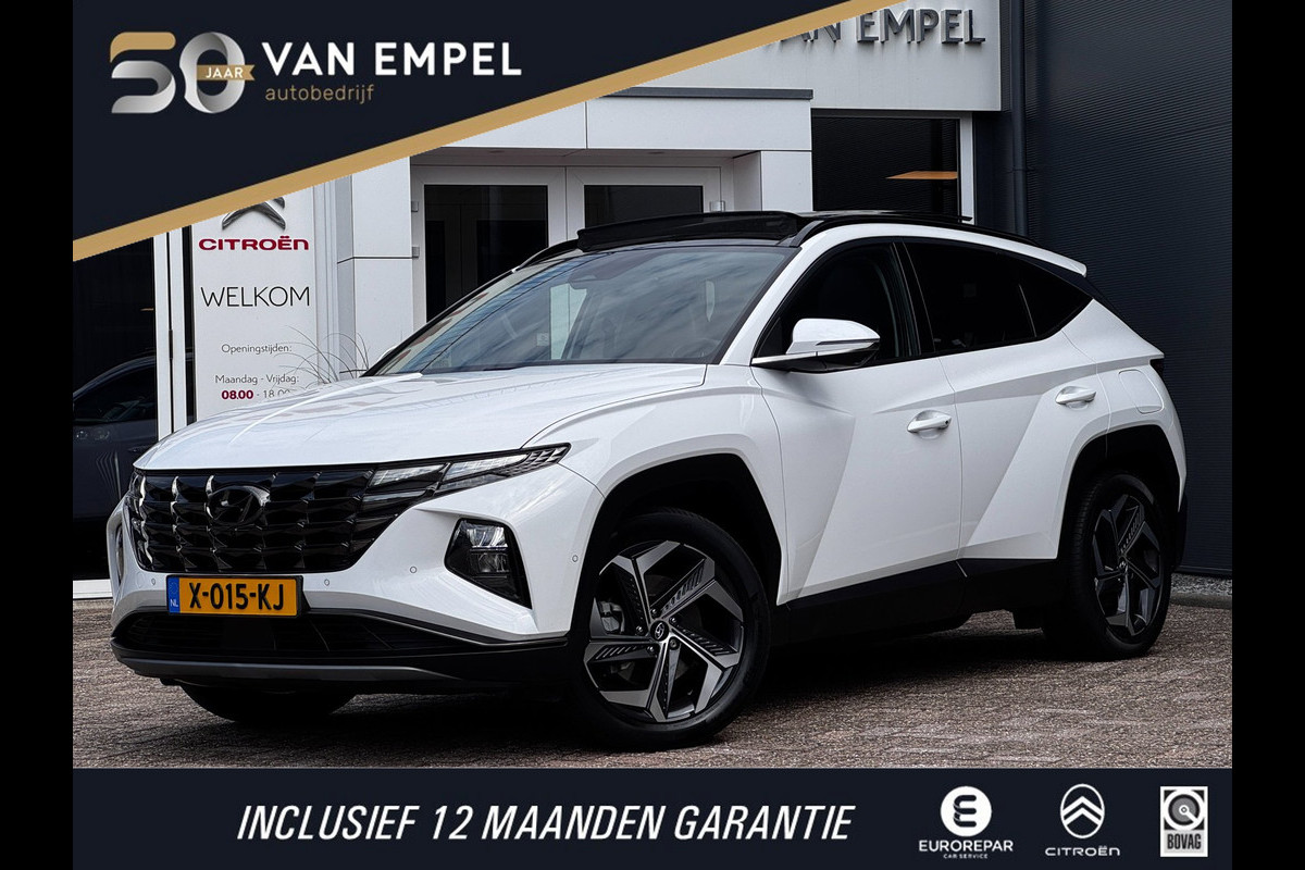Hyundai Tucson 1.6 T-GDI PHEV Premium Sky 4WD | 97% SOH | Trekhaak | Pano | Leder + Memory | 360 Camera | Winter Pack