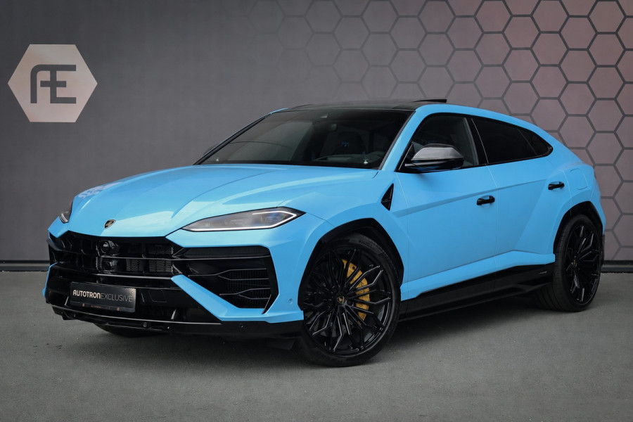 Lamborghini Urus SE 4.0 V8 Hybrid | AKRAPOVIC | ADAPTIVE | TREKHAAK | MASSAGE | STOELVERWARMING & VERKOELING | SUEDE HEMEL | B&O 3D AUDIO |
