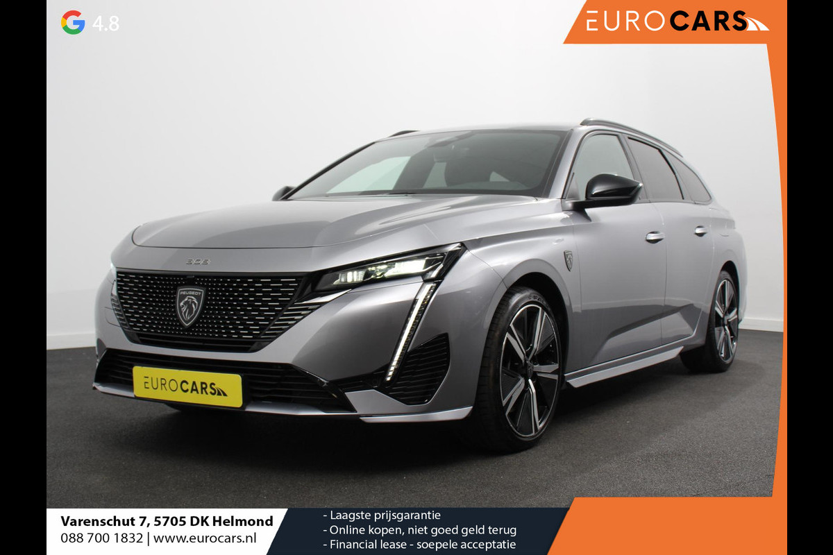 Peugeot 308 SW 1.6 Plug-in Hybrid 225 GT Navigatie Apple Carplay/Android Auto Camera Parkeersensoren Adaptive Cruise Control Stoelverwarming FULL LED Climate Control Virtual Cockpit Lichtmetalen velgen