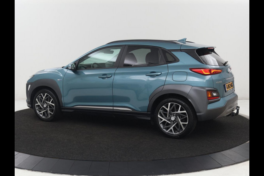 Hyundai Kona 1.6 GDI HEV Premium | Stoelventilatie | Leder 1e eigenaar | Adaptive cruise | Head-Up | Trekhaak | Achterbankverwarming | Carplay | Navigatie | Keyless | Krell Audio | Side Assist | Stoelverwarming