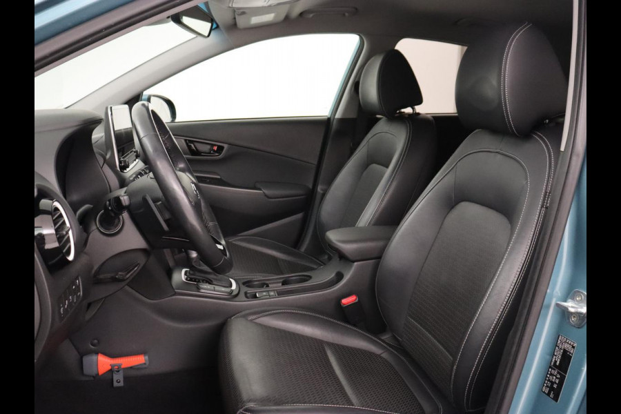 Hyundai Kona 1.6 GDI HEV Premium | Stoelventilatie | Leder 1e eigenaar | Adaptive cruise | Head-Up | Trekhaak | Achterbankverwarming | Carplay | Navigatie | Keyless | Krell Audio | Side Assist | Stoelverwarming