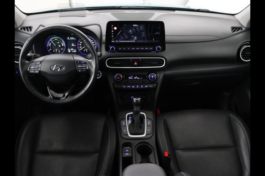 Hyundai Kona 1.6 GDI HEV Premium | Stoelventilatie | Leder 1e eigenaar | Adaptive cruise | Head-Up | Trekhaak | Achterbankverwarming | Carplay | Navigatie | Keyless | Krell Audio | Side Assist | Stoelverwarming
