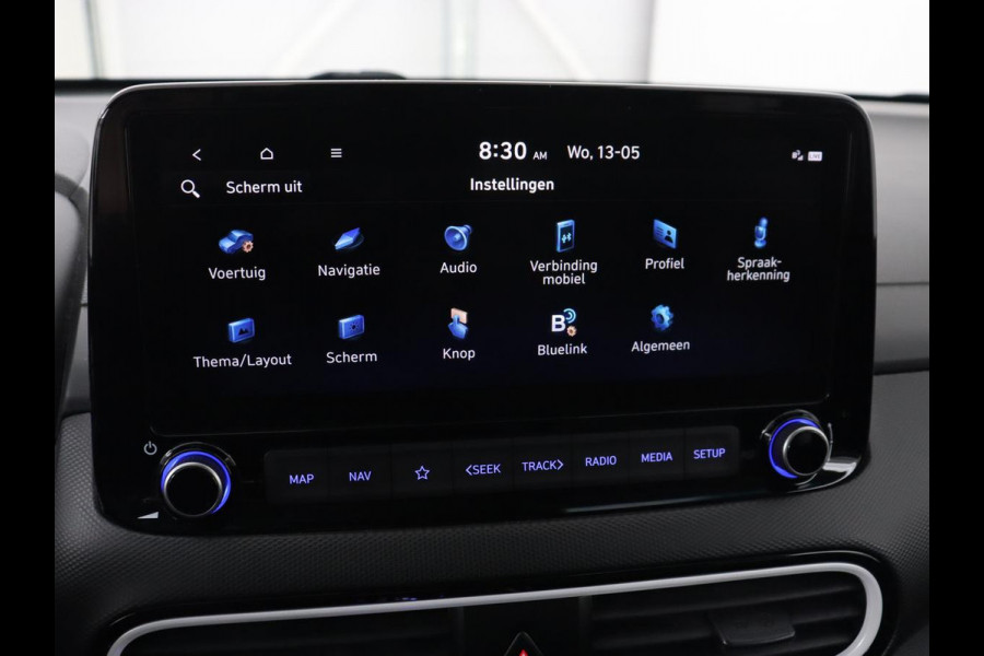 Hyundai Kona 1.6 GDI HEV Premium | Stoelventilatie | Leder 1e eigenaar | Adaptive cruise | Head-Up | Trekhaak | Achterbankverwarming | Carplay | Navigatie | Keyless | Krell Audio | Side Assist | Stoelverwarming