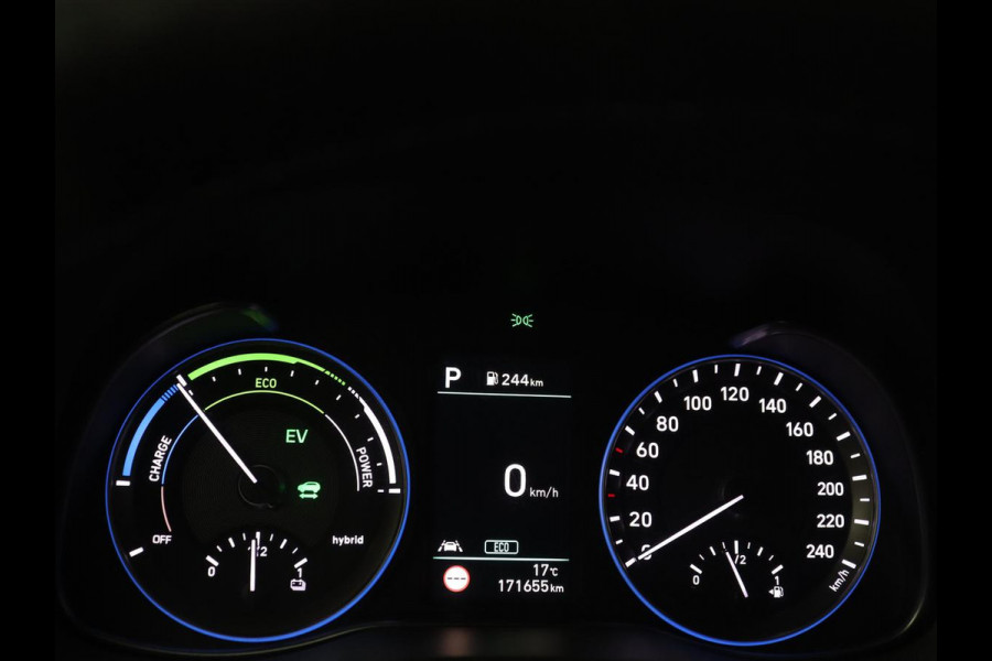 Hyundai Kona 1.6 GDI HEV Premium | Stoelventilatie | Leder 1e eigenaar | Adaptive cruise | Head-Up | Trekhaak | Achterbankverwarming | Carplay | Navigatie | Keyless | Krell Audio | Side Assist | Stoelverwarming