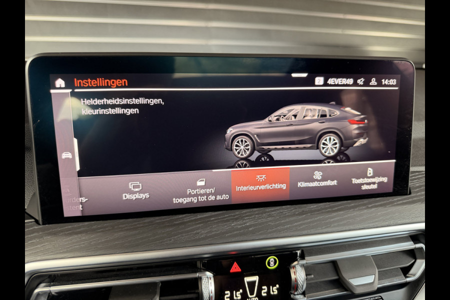 BMW X4 xDrive20i Business Edition Plus | Laser LED | Pano | Leder | Sportstoelen | Stoelverwarming | Elek. achterklep | Sfeerverlichting | Keyless | HUD |