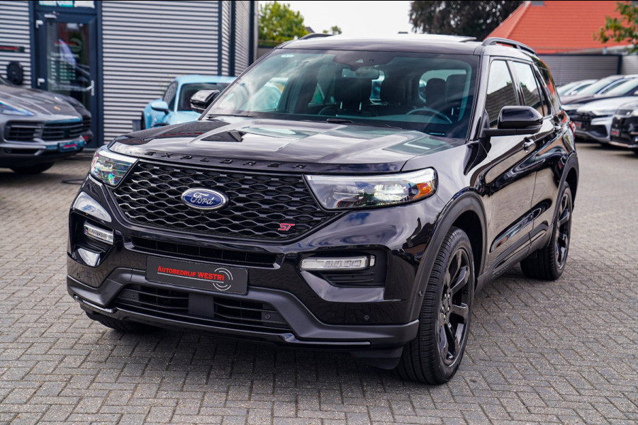 Ford Explorer 3.0 V6 ST 400PK | 7 pers | Panorama | Adaptieve cruise | 360 cam | luxe leder | Stoelkoeling | Lane Assist | DVD |