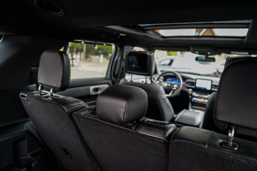 Ford Explorer 3.0 V6 ST 400PK | 7 pers | Panorama | Adaptieve cruise | 360 cam | luxe leder | Stoelkoeling | Lane Assist | DVD |