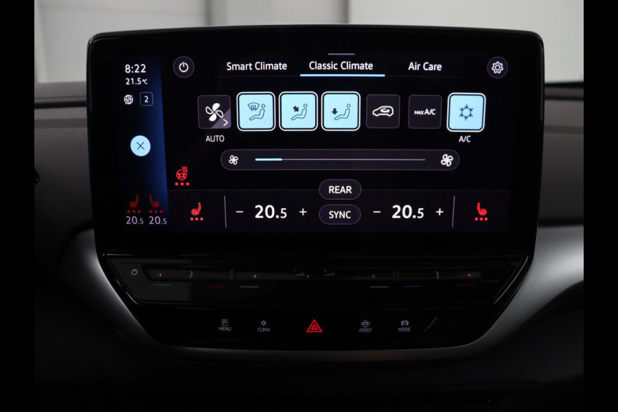 Volkswagen ID.4 First Max 77 kWh | SOH 91,9% | Panoramadak | Leder/alcantara | Memory | Stuur/stoel verwarming | Adaptive cruise | 360 camera | Dodehoek detectie | Carplay | Sfeerverlichting |