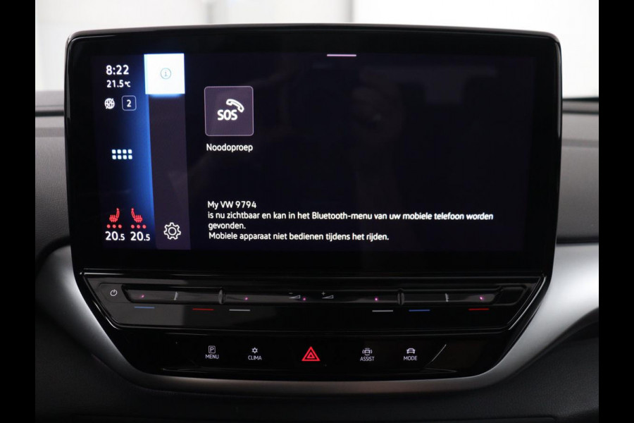 Volkswagen ID.4 First Max 77 kWh | SOH 91,9% | Panoramadak | Leder/alcantara | Memory | Stuur/stoel verwarming | Adaptive cruise | 360 camera | Dodehoek detectie | Carplay | Sfeerverlichting |