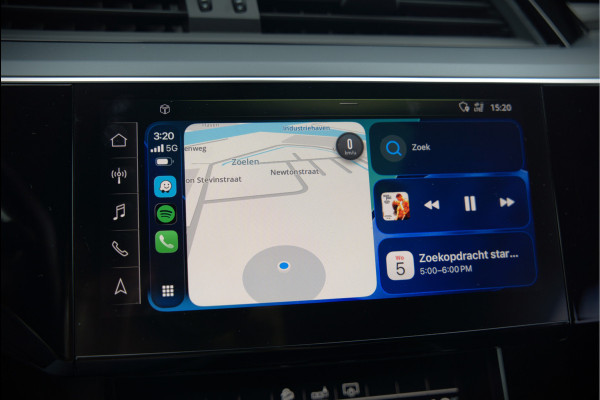 Audi e-tron e-tron 50 quattro Launch edition plus 71 kWh | Panoramadak | Stoelverwarming | Keyless | Apple Carplay | Luchtvering | Adaptive Cruise Control | Leer | Elek. Stoelen  | BTW | NAP | Led | Black Style | PDC | SOH 84,94%
