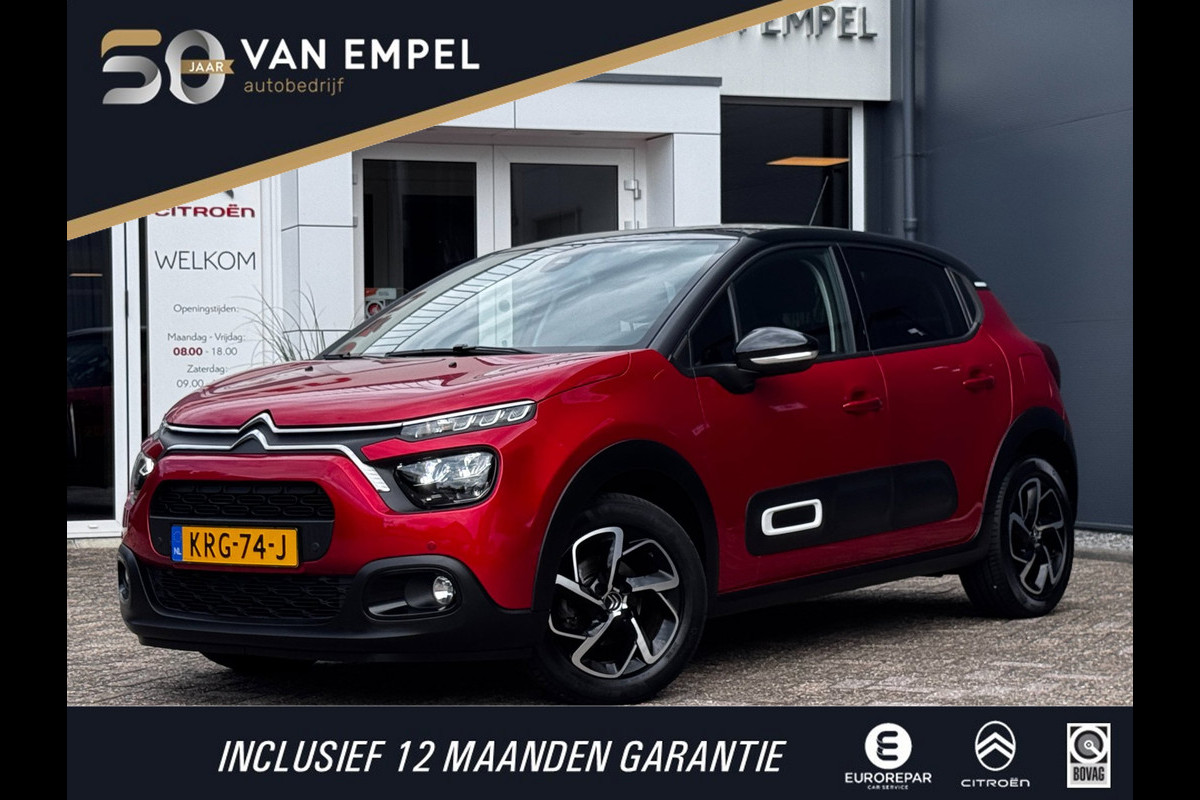 Citroën C3 1.2 PureTech Shine | Automaat | Camera | Stoelverwarming | PDC voor + achter | Navigatie