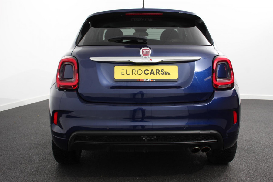 Fiat 500X 1.4 Turbo 150pk Yacht Club Automaat Leder Navigatie Canvas vouwdak Adaptive Cruise Control Camera Led 18" Lichtmetalen Velgen Extra getint glas
