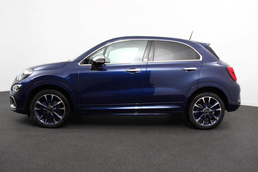 Fiat 500X 1.4 Turbo 150pk Yacht Club Automaat Leder Navigatie Canvas vouwdak Adaptive Cruise Control Camera Led 18" Lichtmetalen Velgen Extra getint glas