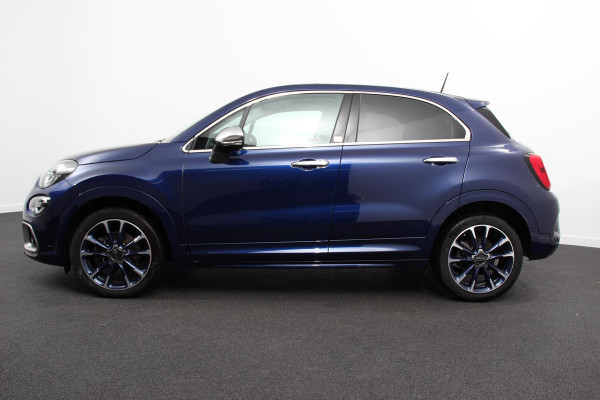 Fiat 500X 1.4 Turbo 150pk Yacht Club Automaat Leder Navigatie Canvas vouwdak Adaptive Cruise Control Camera Led 18" Lichtmetalen Velgen Extra getint glas