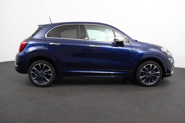 Fiat 500X 1.4 Turbo 150pk Yacht Club Automaat Leder Navigatie Canvas vouwdak Adaptive Cruise Control Camera Led 18" Lichtmetalen Velgen Extra getint glas