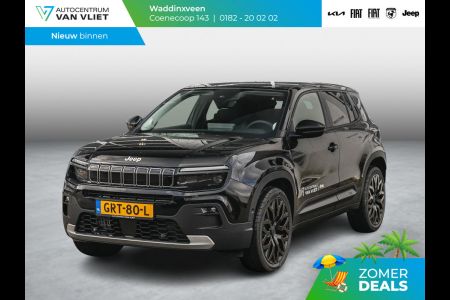 Jeep Avenger 1.2 e-Hybrid Summit | Infotainment Pack | Schuif/Kanteldak | Leder&Winter Pack | 19" Brute velgen