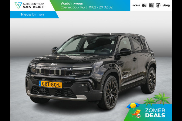 Jeep Avenger 1.2 e-Hybrid Summit | Infotainment Pack | Schuif/Kanteldak | Leder&Winter Pack | 19" Brute velgen