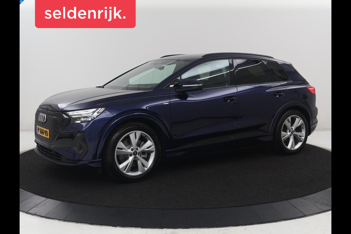 Audi Q4 e-tron 40 Launch edition S Competition 77 kWh | SOH 92,1% | Half leder | Stoelverwarming | Carplay | Adaptive cruise | Climate control | Camera | Park assist | Trekhaak