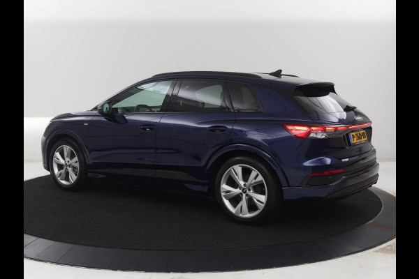 Audi Q4 e-tron 40 Launch edition S Competition 77 kWh | SOH 92,1% | Half leder | Stoelverwarming | Carplay | Adaptive cruise | Climate control | Camera | Park assist | Trekhaak