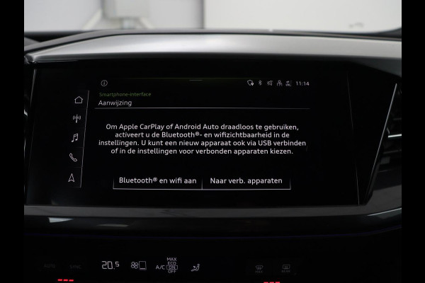Audi Q4 e-tron 40 Launch edition S Competition 77 kWh | SOH 92,1% | Half leder | Stoelverwarming | Carplay | Adaptive cruise | Climate control | Camera | Park assist | Trekhaak