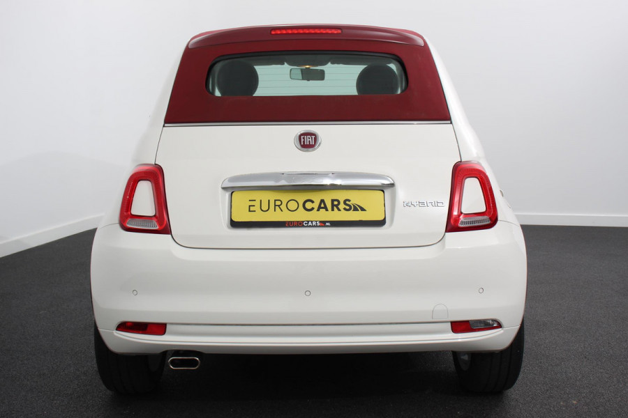 Fiat 500C 1.0 69pk Hybrid Lounge Plus Climate Control Navigatie Apple Carplay/Android Auto Parkeersensor achter Cruise Control Airco