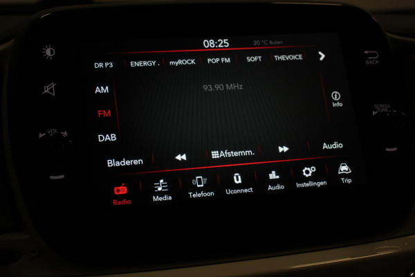 Fiat 500C 1.0 69pk Hybrid Lounge Plus Climate Control Navigatie Apple Carplay/Android Auto Parkeersensor achter Cruise Control Airco