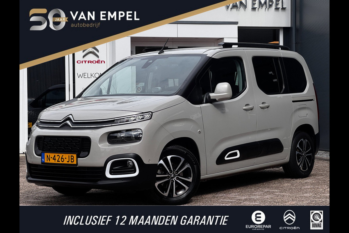 Citroën Berlingo 1.2 PureTech Shine | Panoramadak | Distributieriem vervangen | Camera | Navi by App | HUD | Climate Control