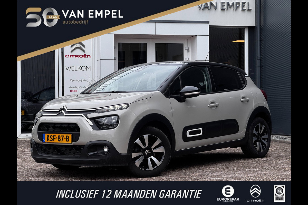 Citroën C3 1.2 PureTech Shine | Parkeersensoren | Navi by App | Stoelverwarming | Climate Control | Cruise Control