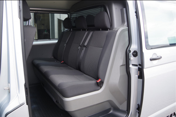 Volkswagen Transporter 2.0 TDI L2 DC-5P, 150PK AUT. LED, 2X SCHUIFDEUR, STOELVERWARMING, STANDKACHEL, AIRCO, DUBBELE CABINE, DUBBEL CABINE