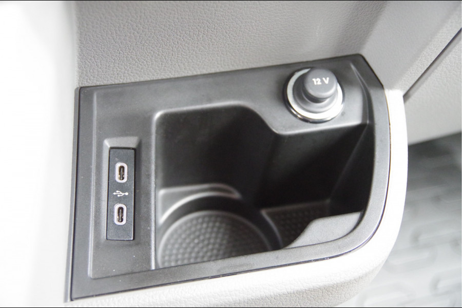 Volkswagen Transporter 2.0 TDI L2 DC-5P, 150PK AUT. LED, 2X SCHUIFDEUR, STOELVERWARMING, STANDKACHEL, AIRCO, DUBBELE CABINE, DUBBEL CABINE