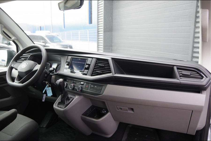 Volkswagen Transporter 2.0 TDI L2 DC-5P, 150PK AUT. LED, 2X SCHUIFDEUR, STOELVERWARMING, STANDKACHEL, AIRCO, DUBBELE CABINE, DUBBEL CABINE