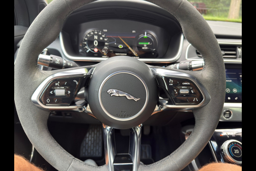 Jaguar I-PACE EV400 First Edition HSE 90 kWh l Performance Stoelen l 22" velgen l Pano l Alcantara Stuur l Camera l Meridian Audio