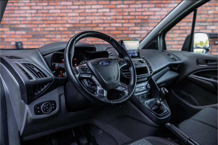 Ford Transit Connect 1.5 EcoBlue L2 | 3-Zitter | Sortimo inrichting | Navigatie | Camera | CarPlay | Stoelverwarming | Airco | MF Stuur | Dealer onderhouden | Nieuwe APK