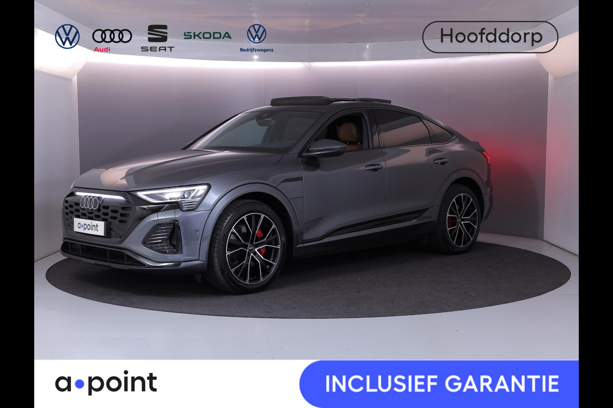 Audi Q8 Sportback e-tron 50 quattro S Edition 95 kWh 340pk | Panoramadak | Lederen bekleding | Luchtvering |  Elektrisch verstelbare voorstoelen met geheugen |