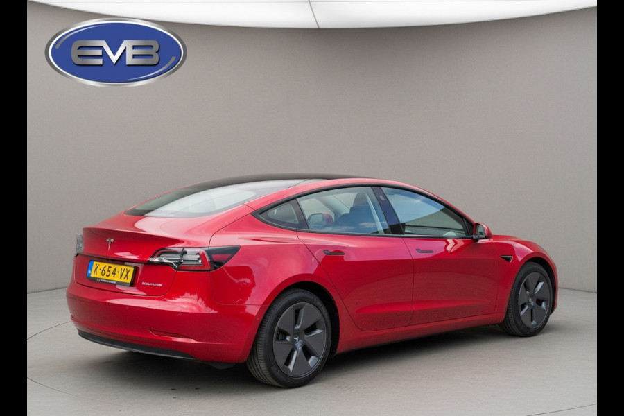 Tesla Model 3 Long Range AWD 75 kWh, panoramadak, leder, nieuwstaat! Origineel NL auto met nap
