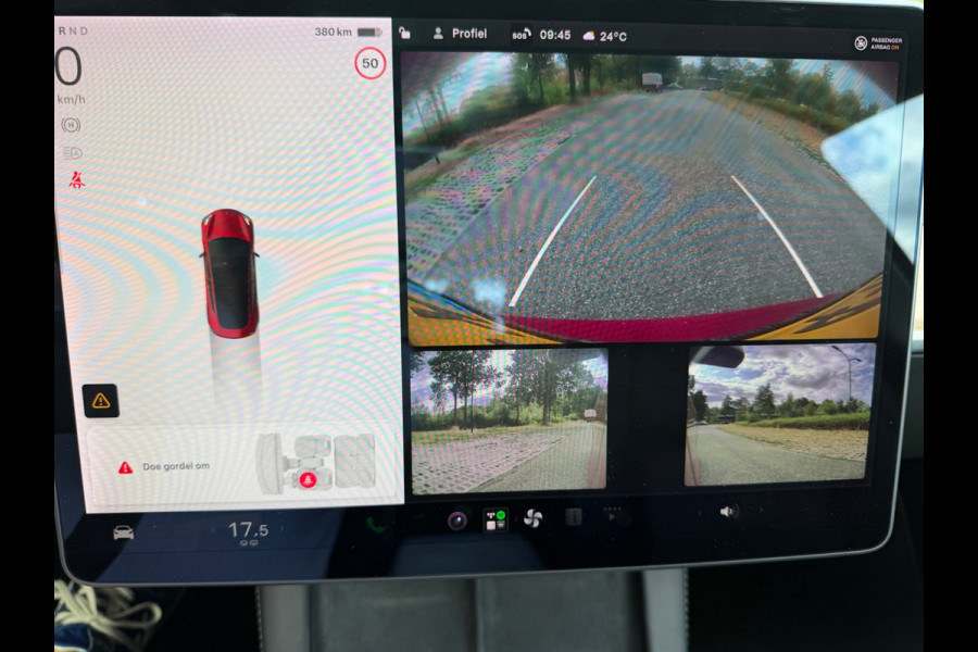 Tesla Model 3 Long Range AWD 75 kWh, panoramadak, leder, nieuwstaat! Origineel NL auto met nap