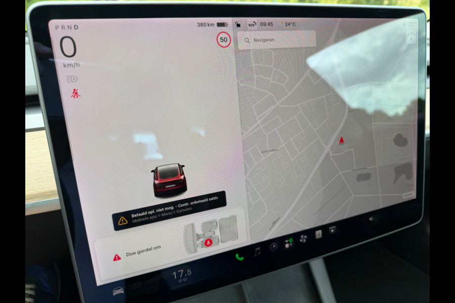Tesla Model 3 Long Range AWD 75 kWh, panoramadak, leder, nieuwstaat! Origineel NL auto met nap