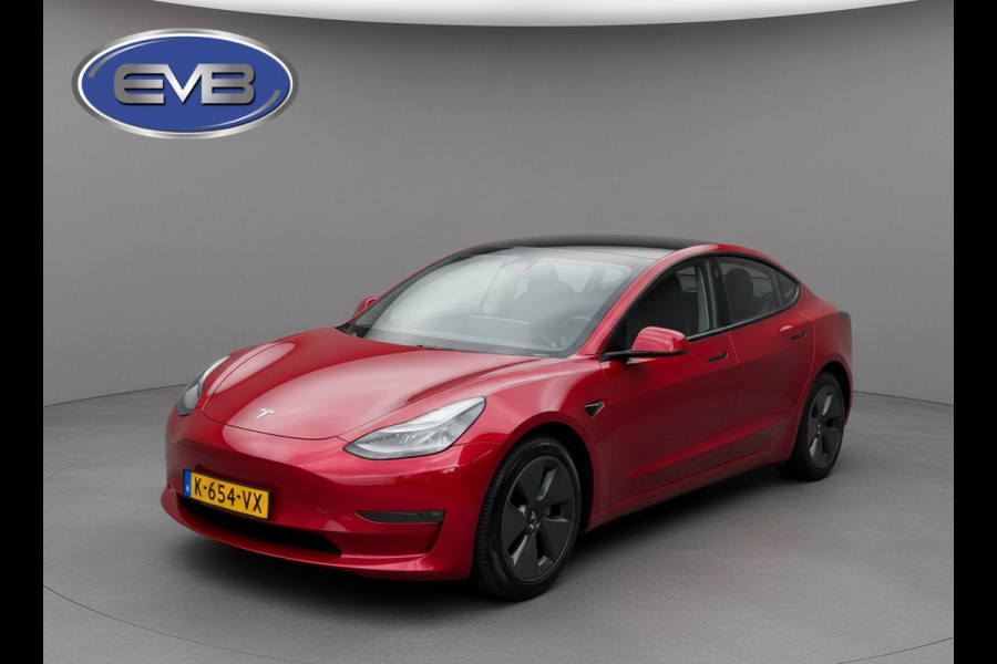 Tesla Model 3 Long Range AWD 75 kWh, panoramadak, leder, nieuwstaat! Origineel NL auto met nap