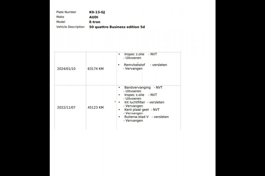 Audi e-tron 50 QUATTRO BUSINESS EDITION 71 kWh CAMERA/MEMORY/LUCHTVERING/SOH94%