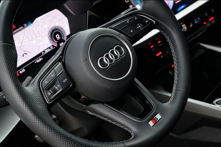 Audi A3 Limousine 35 1.5 TFSI S Edition One S-line 150pk S-Tronic Lederen kuipstoelen|Virtual Cockpit|Panoramadak|LED Matrix|Black