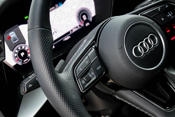 Audi A3 Limousine 35 1.5 TFSI S Edition One S-line 150pk S-Tronic Lederen kuipstoelen|Virtual Cockpit|Panoramadak|LED Matrix|Black