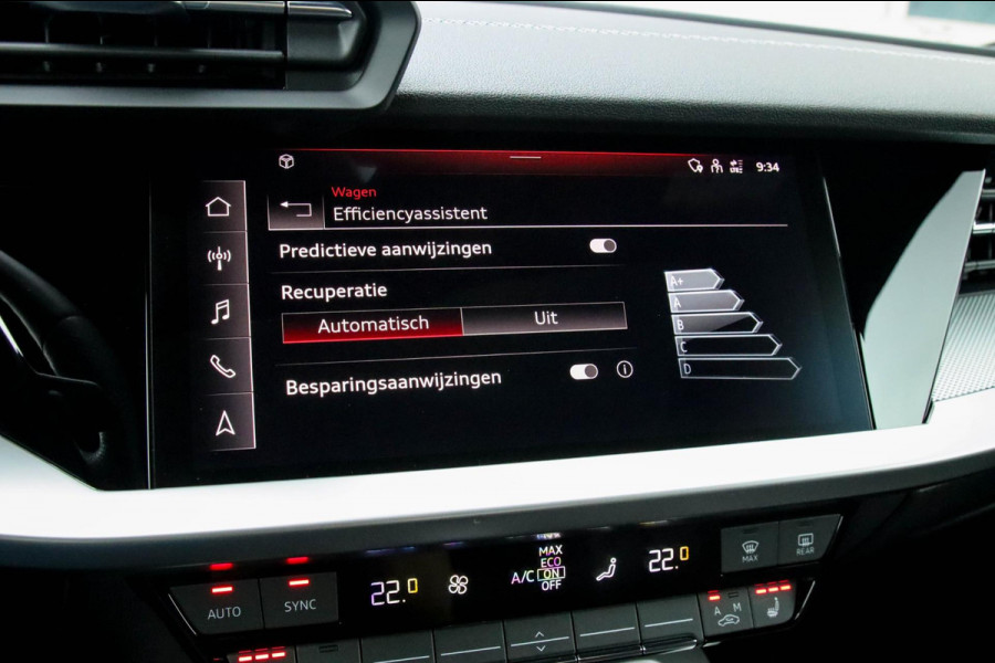 Audi A3 Limousine 35 1.5 TFSI S Edition One S-line 150pk S-Tronic Lederen kuipstoelen|Virtual Cockpit|Panoramadak|LED Matrix|Black