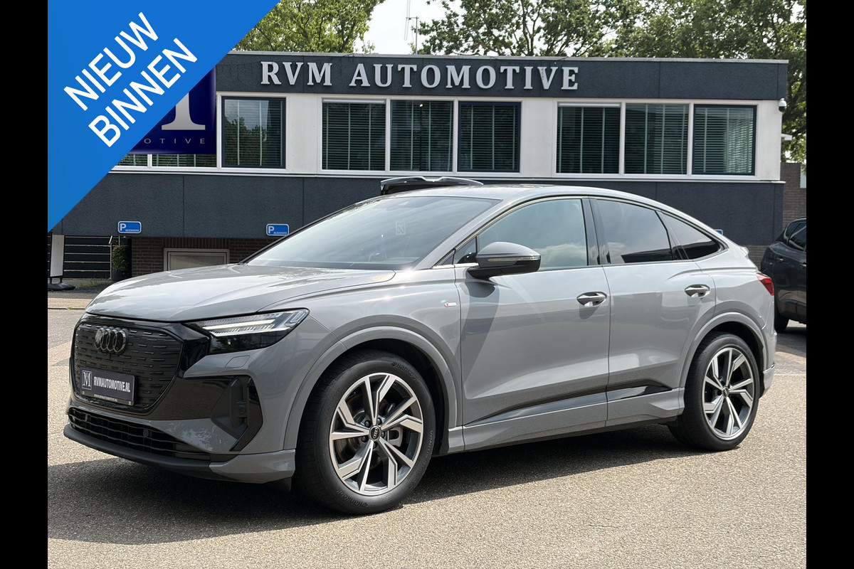 Audi Q4 Sportback e-tron 45 S Edition 82 kWh 21000 KM ! | SOH 92% | S-LINE | ADAPT. CRUISE CONTROL | STOELVERWARMING | ELEK. ACHTERKLEP | ACHTERUITRIJCAMERA