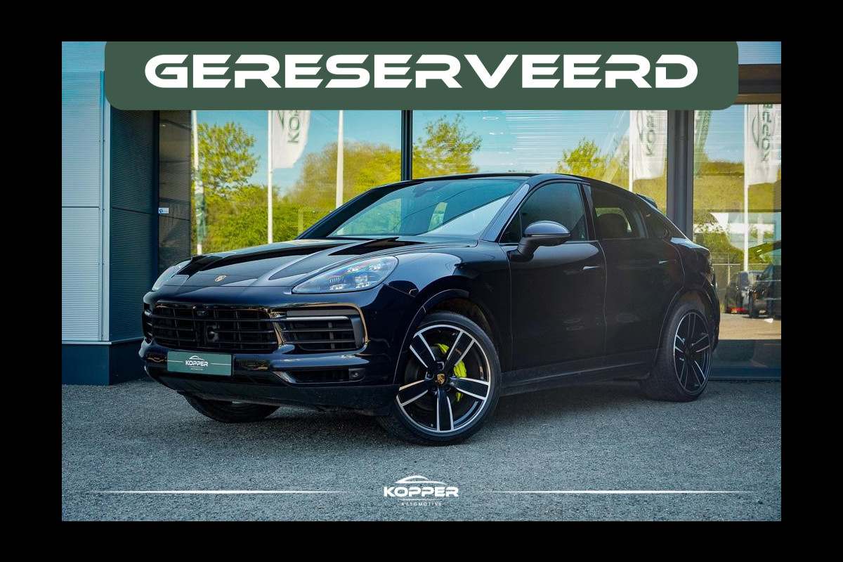 Porsche Cayenne Coupé 3.0 E-Hybrid / Adaptive Cruise / Sportstoelen / Stoelverwarming + Ventilatie / Incl BTW / SOH 90,53%