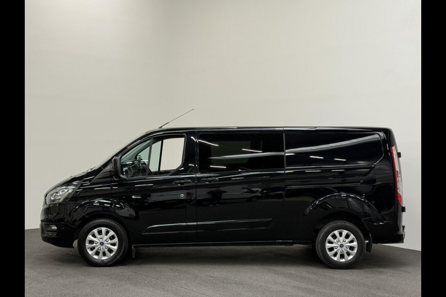 Ford Transit Custom 300 2.0 TDCI L2H1 Limited Dubbele cabine Automaat Navigatie Airco 2 Schuifdeuren Trekhaak PDC Carplay DAB