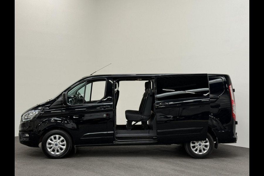 Ford Transit Custom 300 2.0 TDCI L2H1 Limited Dubbele cabine Automaat Navigatie Airco 2 Schuifdeuren Trekhaak PDC Carplay DAB