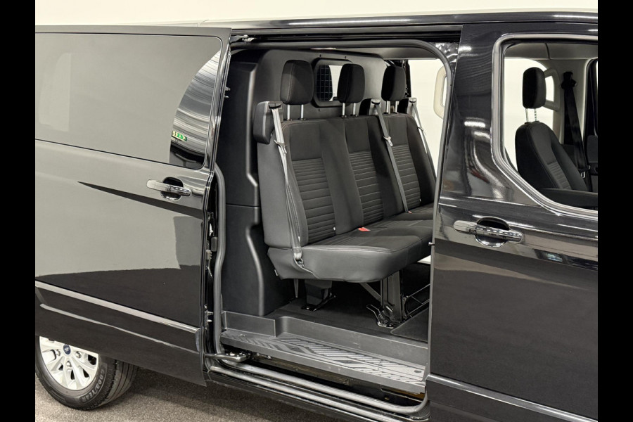 Ford Transit Custom 300 2.0 TDCI L2H1 Limited Dubbele cabine Automaat Navigatie Airco 2 Schuifdeuren Trekhaak PDC Carplay DAB
